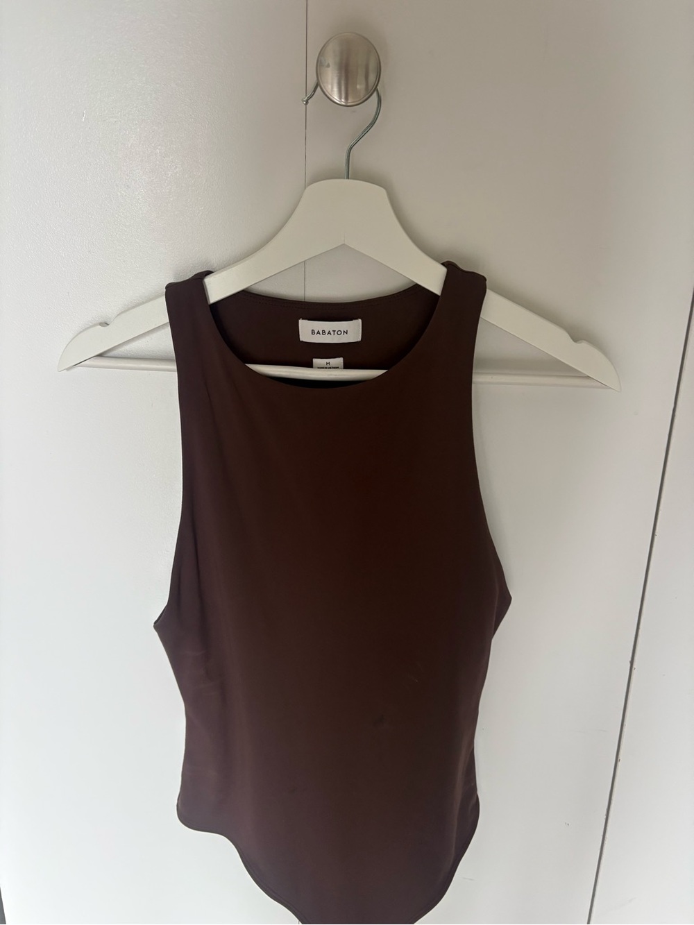 Babaton Brown Sleeveless Bodysuit size M